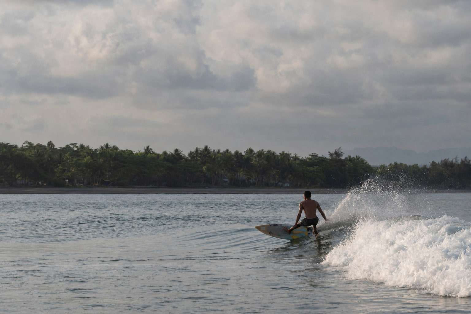 Surfing at Batu Karas